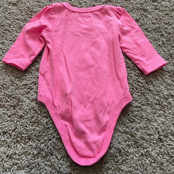 Circo Pink and White Set of 2 Onesies - Picture 4 of 5